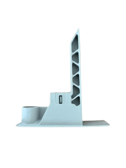 Сив пластмасов ъглов конектор